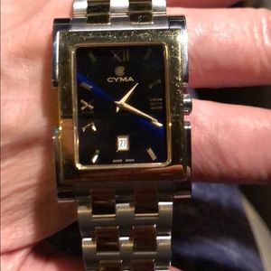 Men’s CYMA watch Swiss made. Excellent condition!